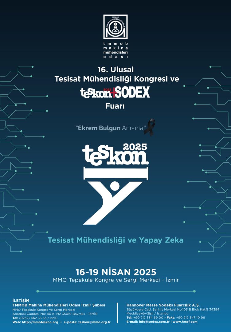 teskon+SODEX 2025’te “Tesisat Mühendisliği ve Yapay Zeka” kavramlarına odaklanacak