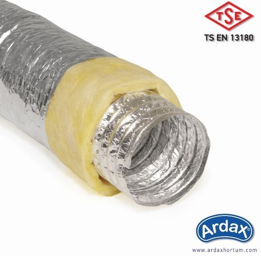 Ardax İzoleli Alüminyum Flexible Havalandırma Kanalları